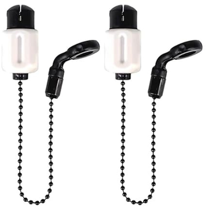 TJR Tackle Pro Ace 2 Bite Indicators Bobbins Short 13cm Chain For Fishing Bite Alarms