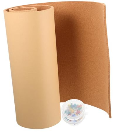 EXCEART Korkplatte Selbstklebend Für Wand Foto Nachricht Board Als Memo Und Pinnwand Geeignet Für Glatte Oberflächen Wie