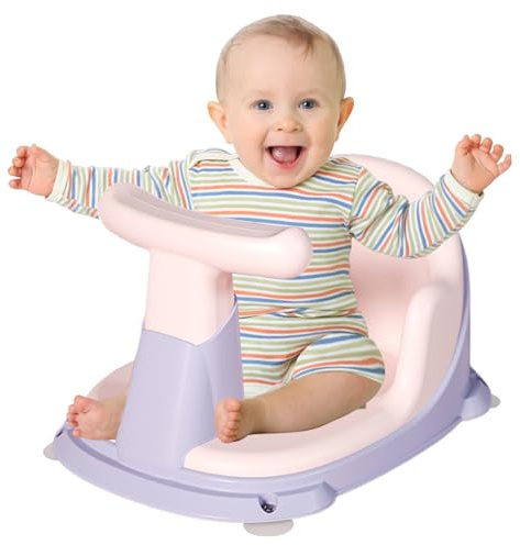 Asiento de bañera para bebé,Asiento de baño para bebés | Asiento para bañera de bebé con ventosas | Asiento de baño para sentarse para bebé de 6 18 meses, silla de bañera para bebé, imprescindible p