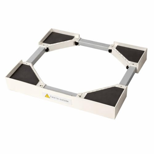 Telaio universale intermedio | Telaio di collegamento con cintura di sicurezza e funzione antiscivolo | Kit impilabile AllSpares adatto per lavatrice e asciugatrice AEG, Miele, Bosch ecc. | 40 x 42