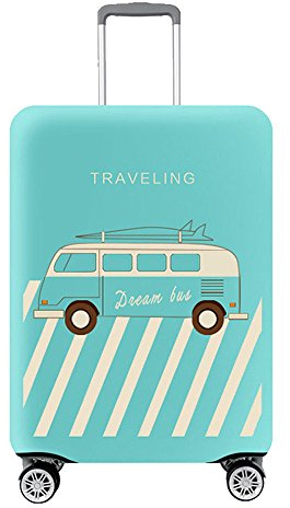 Kaxich Elastisch Reise Kofferhülle Kofferschutzhülle Reisekoffer Hülle Koffer Schutzhülle Gepäck Cover mit Reißverschluss 18-32 Zoll