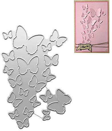 SpirWoRchlan Stanzmaschine Stanzschablone, Scrapbooking Prägeschablonen Stanzformen Schablonen Für Scrapbooking, Fotopapier, Karten, Handwerk Prägen DIY Herstellung Geburtstag Geschenk Cutting Dies