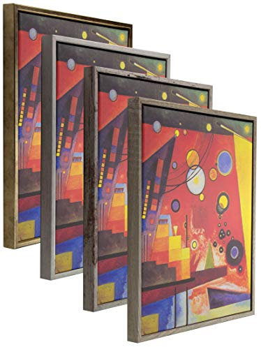 Schattenfugenrahmen 60 x 120 cm Canvas Leerrahmen Eris für Leinwandbild MDF 120 x 60 cm Beige Vintage