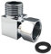 Water Diverter Fitting Adapter, Add-A-Tee G1/2 Hose Connector Adapter for Angle Valve Adapter, Shower arms, Toilet Bidet Sprayer, Hose Pipe Fittings (2 Way L2)
