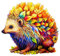 Blumuze Holzpuzzle Erwachsene 300 Stück, Igel Holz Puzzle,Holzpuzzle Einzigartige Tierform Puzzleteile, Puzzle Holz Erwachsene mit Geschenkbox aus Holz (L-34 * 31.4cm)