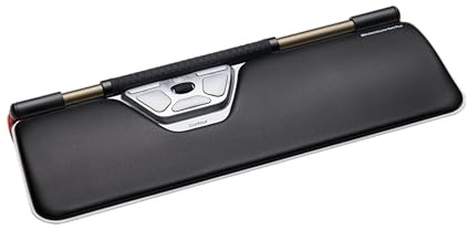 Contour RollerMouse Red Souris Ergonomique avec Repose-Paume Mousse à mémoire, prévenir lesTMS soulager Canal carpien, Compatible Mac PC Souris ambidextre - sans Fil -Plus