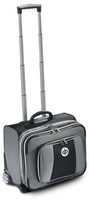 Drakes Pride Low Roller Trolley Bag - Silver