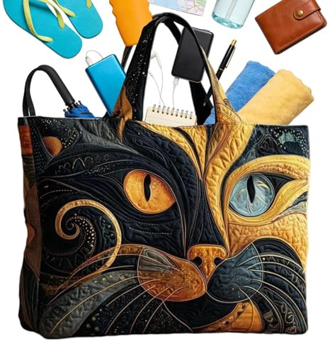 Borsa a tracolla con stampa animale, borsa carina da donna, grande custodia leggera con scomparti multipli, design elegante per il trasporto con comoda cinghia, borsa per pendolarismo, shopping e