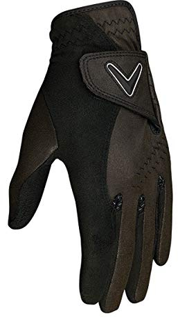 Callaway OPTI Grip 2019 Guante, Pack de 2 Mujer, Negro, M