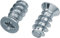 HEXATON Vis Euro de fixation - 4 x 13 mm - Lot de 50 - Tête Fraisée Pozidriv - Acier Galvanisé Blanc