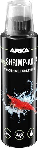 Garnelen Wasseraufbereiter Aquarium 236 ml – für Süßwassergarnelen – neutralisiert Chlor & Schwermetalle, entgiftet Nitrit, Ammoniak & Ammonium – ARKA mySHRIMP-Aqua