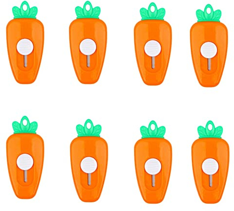 8 Pcs Wrap Box Opener, Carrot Shaped Plastic Letter Openers | Portable Telescopic Art Knives, Stationery for Box Cutter in School, Home and Office