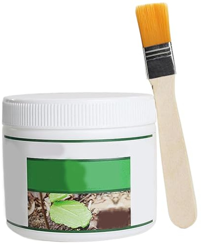 Tree Wound Pruning Sealer Healing Paste, 500g Brush-On Tree Care with Brush for Cut Branches & Grafts, Waterproof Protective Coating for Fruit Trees, Roses & Shrubs