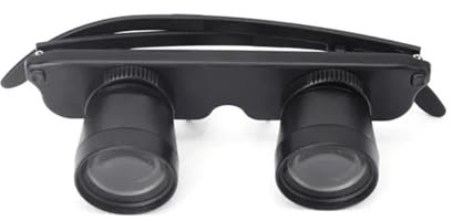 POAHNCU Telescopio Portatile, Binocolo con Lente d'Ingrandimento PRO 3x28, Stile Ottico da Pesca for Esterni, telescopio ad Alta chiarezza per Birdwatching, Pesca e attività all'aperto