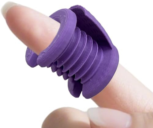 Yarn Guide Finger Holder - Knitting Thimble Tool | Yarn Guide Tension Rings | Adjustable Crochet YarnHolder Ring for CrochetKnitting Crafts Accessories for Hobbyists & Home Knitting Projects
