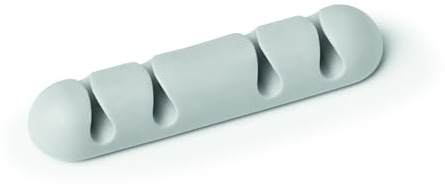 Durable Kabel Clips Cavoline Clip 4 (selbstklebend, für 4 Kabel), 2 Stück, grau, 504010