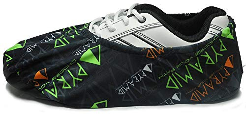bowlingball. COM Housses de Protection pour Chaussures de Bowling de qualité supérieure (Taille M : Convient aux Femmes Taille 4-12, Taille Homme 6-10, Logo Pyramide)