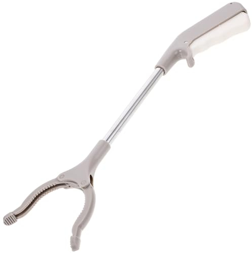 2 StüCk Edelstahl Greifzange 40cm, Tragbare Greifer Zum Aufheben Greifer Zange MüLlpicker Greifhilfe FüR Senioren Kinder