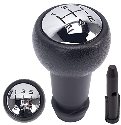 SOEWIOU 5 Marce Pomello Leva Cambio Gear Shifter, Pomello Cambio Universale 106 107 205 206 207 301 306 307 308 406 407 605 807 2008 3008 5008 C2 C3 C4 B6 B9