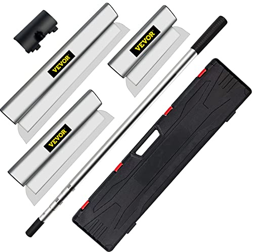 VEVOR Spatola di Finitura, Lama 10/16 / 24 Pollici Peso 4,58 kg Strumento Scremante in Acciaio Inossidabile per La Rimozione di Stucco, Mastice, Gesso, Stucco, Raschiatura, Vernice e Carta da Parati