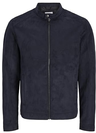 JACK & JONES Jjedylan Clean Faux Suede Jacka Noos läderimitation jacka, jet svart, S