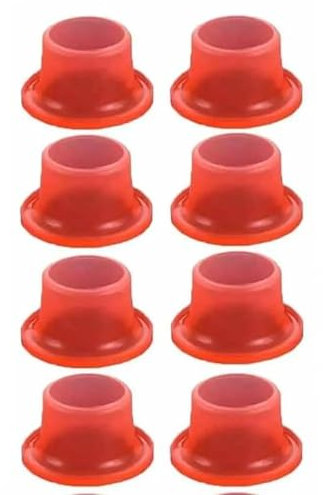 MNUPL Junta de Sellado for Grifo, Anillo de Sellado de Silicona portátil a Prueba de Fugas, Anillos de Sellado de tuberías, Accesorios prácticos for baño, 10 Uds.(Red)