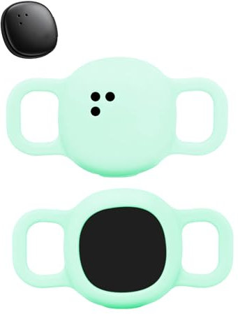 2pack Protective Case for Tile sticker 2024 Tags Anti-Loss Tracker Silicone Durable and Stylish Cover,Waterproof,Anti-fall,Dogs,Cats Locator Case, Mint Green