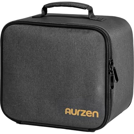 Aurzen Projector Carrying Case, Portable Projector Bag with Accessories Storage Pockets, Storage Travel Case, Compatible with Aurzen EAZZE D1, D1 Pro, TMY, PANSEBA Projector