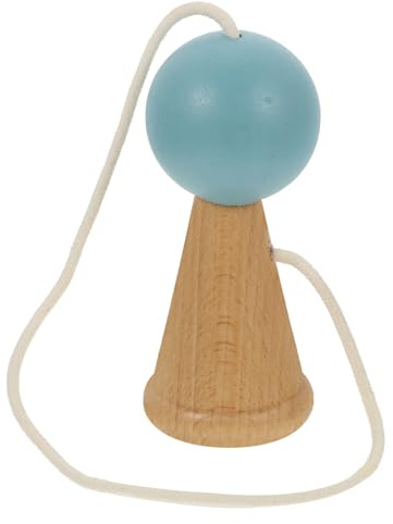 LRXIYODE Giocattolo Kendama Interattivo e Resistente per Ragazzo Ragazza, Palla Colorata in Legno, Miglioramento Coordinazione Mano-occhio, Gioco Portatile Educativo per Sviluppo Motorio