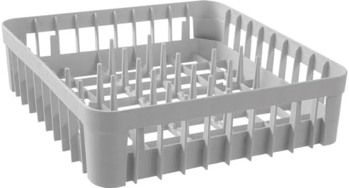 HENDI Cestello da lavastoviglie professionale per bicchieri, con 20 perni di supporto, 400x400x(H) 110mm, polipropilene