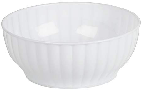 Mobil Plastic - Insalatiera in plastica Diametro 22 cm - Bianco Neutro