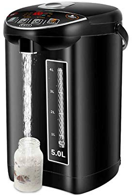 yankai Preparador De Biberones Y Bebidas Lácteas Termostato Inteligente para Bebés, Modo Dual 5L, Calentamiento Rápido, Adecuado para Preparar Leche En Polvo Y Café