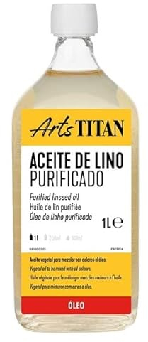 TITAN ARTS - ACEITE DE LINO PURIFICADO TITAN 1 Lt