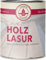 Bamberger Farbwerke Holzlasur Matt für Innen & Außen, wetterfest, Holzschutz (Schwedenrot, 750ml)