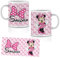 Taza de plástico personalizada. Ideal para el colegio y la guardería. VUELTA AL COLE. Regalos Personalizados. Diferentes Modelos a Elegir (Minnie rosa)