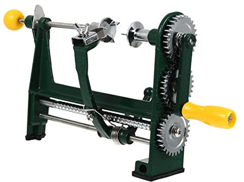 CIYODO Máquina Peladora Multifunción y Descorazonador Manual De Frutas y Verduras Dentada y Abrazadera Para Uso Doméstico Cocina