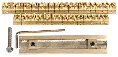 FUMENG Goffratrice Stampo Alfabeti Lettere Etichetta Macchina abbronzante Set di Strumenti per goffratura in Legno per timbri in Pelle,Set Meal a,Font2