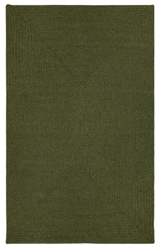 Outdoor & Indoor Teppich - Umkehrbar - Flachgewebe Sisaloptik - Wetterfest - Wohnzimmer Balkon Küche - Handgearbeitet - Modernes Boho Jute Stil - Grün - 160cm x 230cm