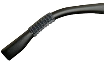 EarGrip® Anti Rutsch Überzug für Brillenbügel als Stopper der Brillen Bügelenden. Gummi Rutschstopp für Lesebrille Sportbrille oder Sonnenbrille Antirutsch Halterung der Ohr Bügel (transparent)