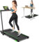 THERUN Walking Pad Laufband Klappbar mit (43cm) Breite Lauffläche, Doppelter Stoßdämpfend,Touchscreen, 2.5 PS Leise Elektrisches Laufband für Zuhause und Büro (Grün)