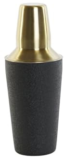 COCTELERA INOX 9,5X9,5X22 500 ML, NEGRO