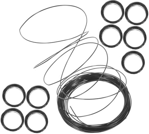DIYEAH Kit De Fil De Fer Pour Bonsaï 10 Rouleaux Fil De Fer En Aluminium De 1 Mm Pour La Formation Des Bonsaïs