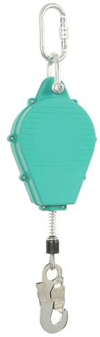 Dispositivo anticaduta 9,8-131 piedi, cordino protezione anticaduta carichi 150 kg/330 libbre, con molla ammortizzante, utilizzato for lavorare in quota for garantire sicurezza e protezione(40m/131ft)