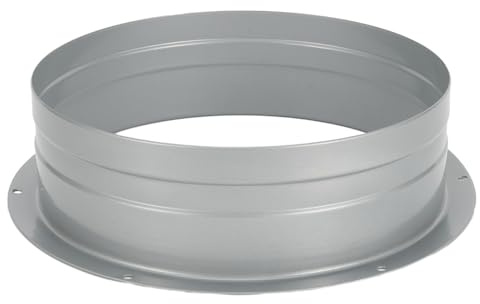 FUANA Raccord à bride en métal 75/100/120/150/200 mm Raccord de tuyau d'air Adaptateur de ventilation