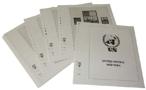 Lindner-T Feuilles pré-imprimées des Nations Unies New York Petite feuille 2025