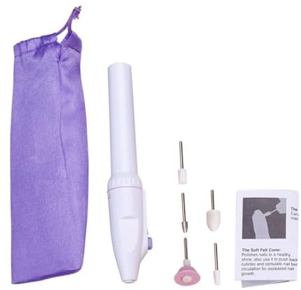 HOMSFOU Machine à Polir Ongles Portable USB 1 Kit Mini Ponceuse Manucure Électrique Tête Haute Performance pour Manucure Pédicure Usage Domestique et Professionnel