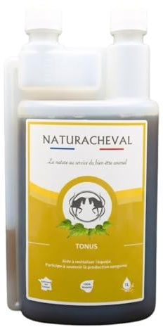 NATURACHEVAL – Vitalité Cheval & Tonus – Complément Naturel énergie Cheval – Fatigue, Convalescence & Reprise – Apport vitamines & minéraux – Formule Plantes