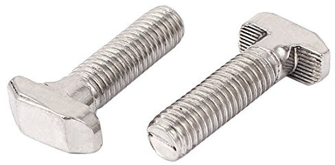 Aexit Vite a ricircolo di dado a innesto a T in acciaio inossidabile con filettatura M8, vite lunga 35mm, 2 pz ID: 680746