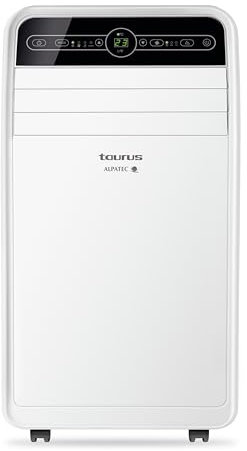 Taurus AC 351 RVKT Aire acondicionado portátil 4 en 1, climatizador 4 en 1: calor, frío, deshumidificador y ventiladortemporizador, 1370/1280 W, blanco