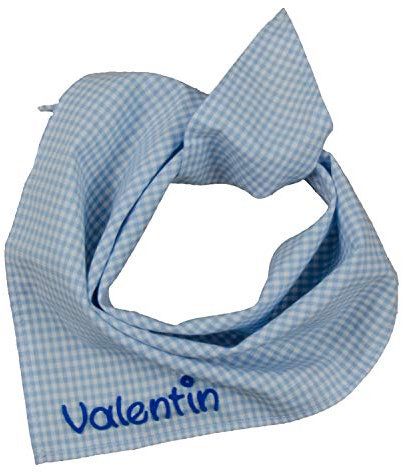 Mein Name Oktoberfest Halstuch Trachtentuch Trachten Tuch kariert Bayrischer Halsschmuck Dirndl Karo Stofftuch Bayern Hals Schmuck Marke (4000_95_Lausbua)